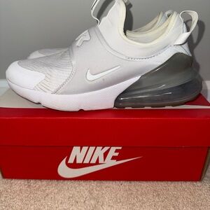 Nike 270 Big Kids White Sneakers